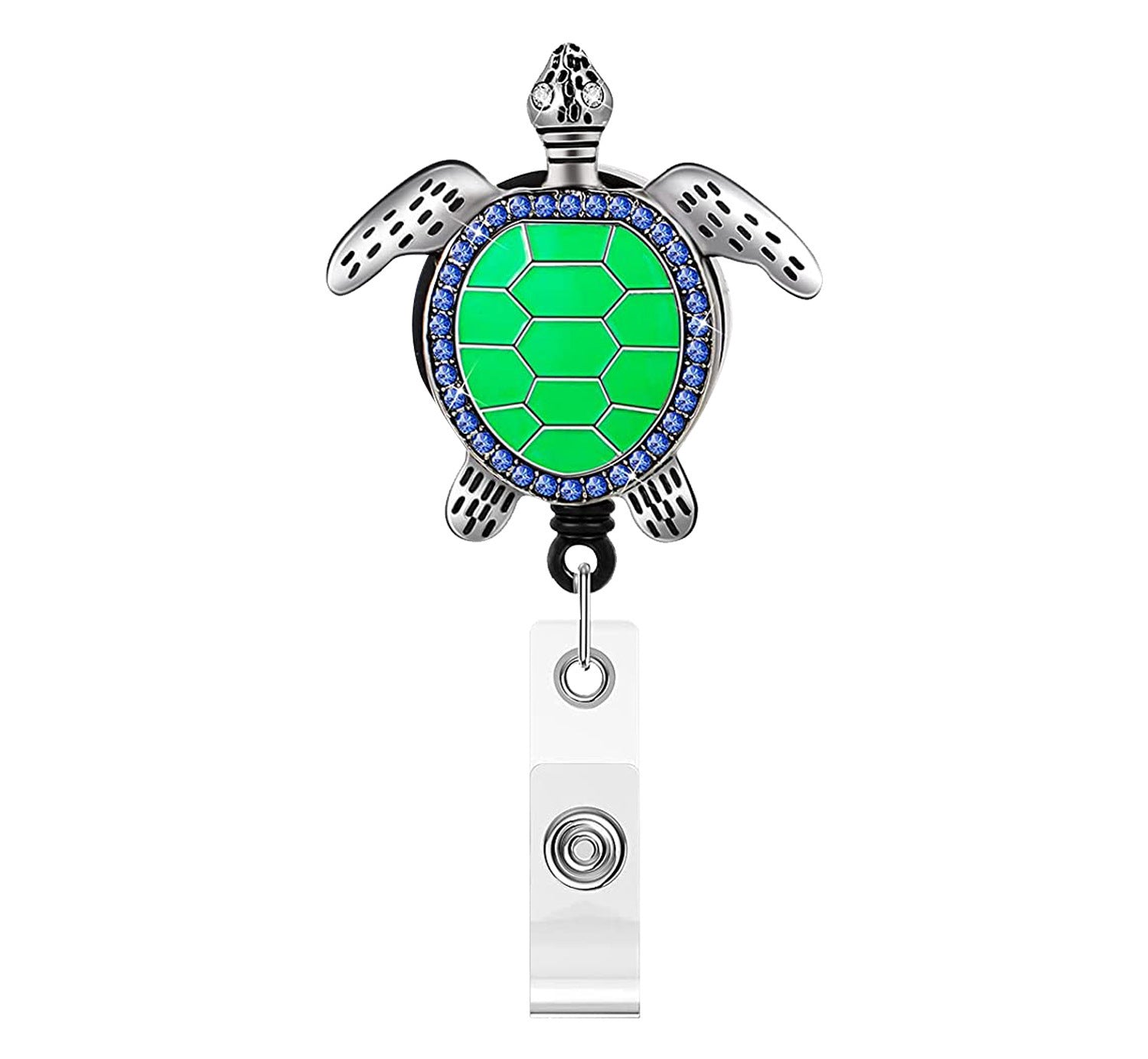Wholesale Badge Reels Alloy Frog Sea Turtle Retractable Keychain